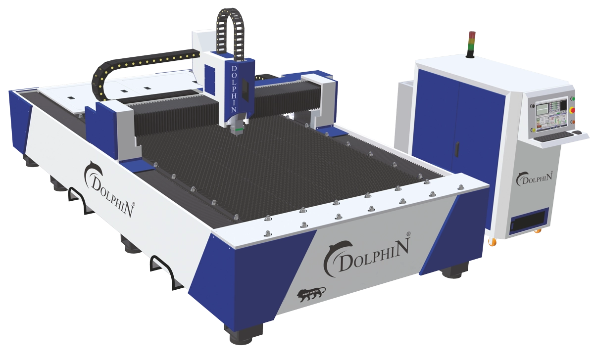 Single Pallet Fiber Laser Metal Cutting Machine