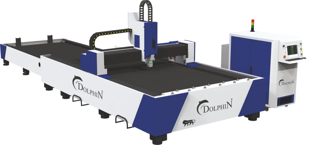 Double Pallet Fiber Laser Metal Cutting Machine