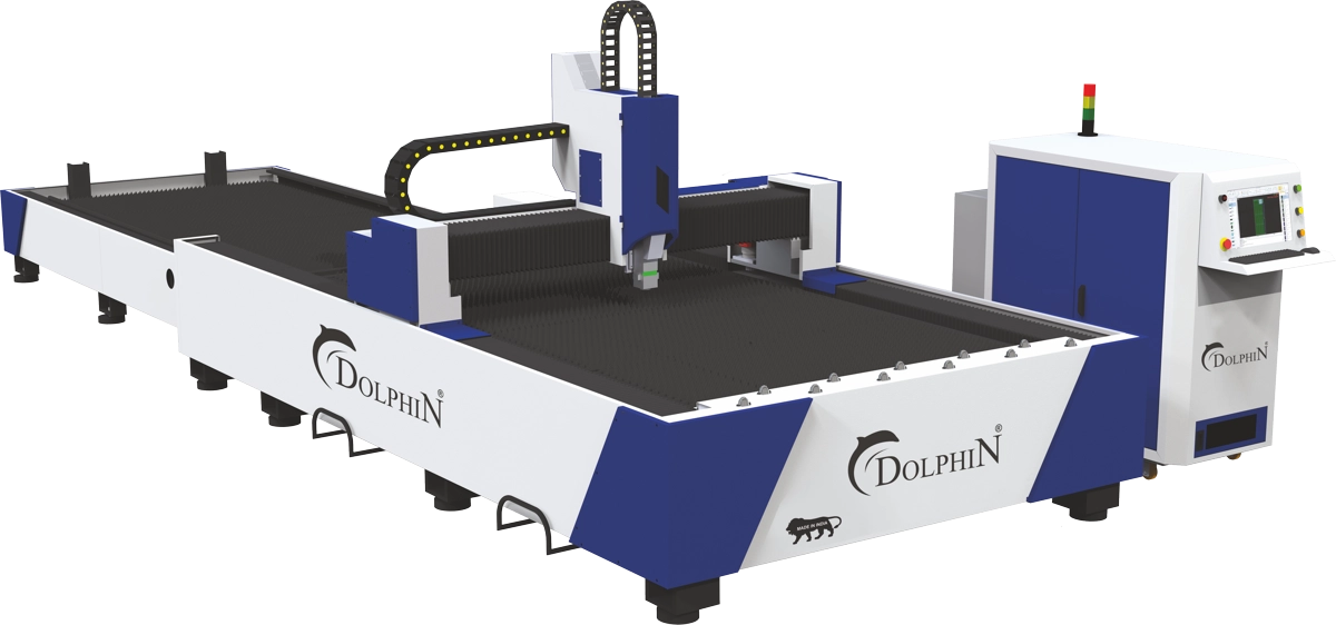 Double Pallet Fiber Laser Metal Cutting Machine